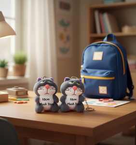 พวงกุญแจตุ๊กตาการ์ตูน 10 ซม. ของเล่นตุ๊กตาสัตว์นุ่ม ๆ ของขวัญสำหรับเด็กและผู้ใหญ่ - Product Image 2