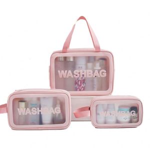 XDH234 Custom <b>Toiletries</b> Travel Airport Airlines Approved Clear Waterproof Pvc Cosmetic <b>Bag</b> With Zipper for <b>Men</b> Women - Product Image 6