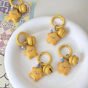 Nouveaux produits 2024 : Chapeau mignon, porte-clés étoile, pendentif étoile à cinq branches, cadeau pour meilleur ami, artisanat de pendentifs Kawaii - Product Image 1