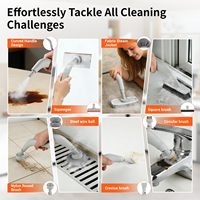 Nettoyeur Vapeur Électrique à Écran Tactile pour Usage Domestique : Vitres, Cuisinières, Fours, Briques de Porcelaine, Interstices de Fenêtres, Climatiseurs, Réfrigérateurs