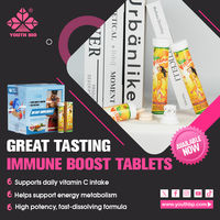 Comprimés effervescents de Vitamine C Pure Superfood Matrix Elemental Shield pour les Commuters, Marque Privée, Vente en Gros, 1000mg, 20 Comprimés