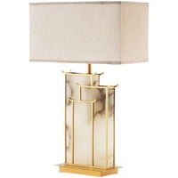Lampe de table en albâtre au design oriental moderne, lampe de bureau LED à intensité variable pour la décoration intérieure de luxe, chambre et salon