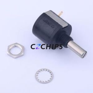 M-22E10-050 5K Adjustable Resistor / <b>Potentiometer</b> Through hole Component (THT),D22xL19mm Resistor 5kOhm 5% 2W 50ppm/ - Product Image 2