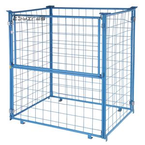 מחסן כבד להתמוטט אבקת ציפוי מתכת לאחסון כלוב מזרן - Product Image 3