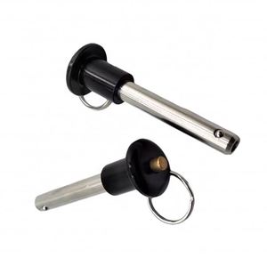 ZC Brand 1/2 Inch Big Button Stainless Steel Plunger Quick Release Axle with 18mm Bolts and Custom Length - Product Image 4