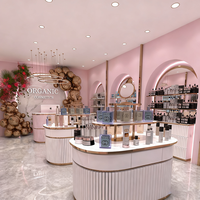 Présentoir Usine One-Stop Design Intérieur Luxe Style Artistique Organique Cosmétique Magasin Vitrine