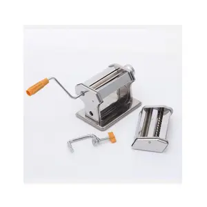 Máquina Manual de rodillo para hacer Pasta, cortador de fideos divididos, enrollador de espesor ajustable para uso doméstico y cocina