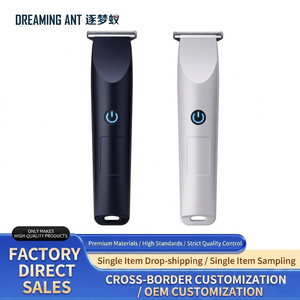 <span class=keywords><strong>Tondeuse</strong></span> à cheveux et à barbe électrique pour homme, rechargeable par USB, affichage numérique, 4 peignes de guidage pour coupe de cheveux à domicile - Product Image 1