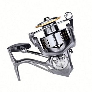 Carrete de Pesca Giratorio de Agua Salada Mairun Serie DA, Venta al por Mayor de Fábrica, Mano Izquierda, Arrastre Máximo 15KG, 3+1 Rodamientos, Plástico y Metal, Relación de Engranajes 5.2:1 - Product Image 4