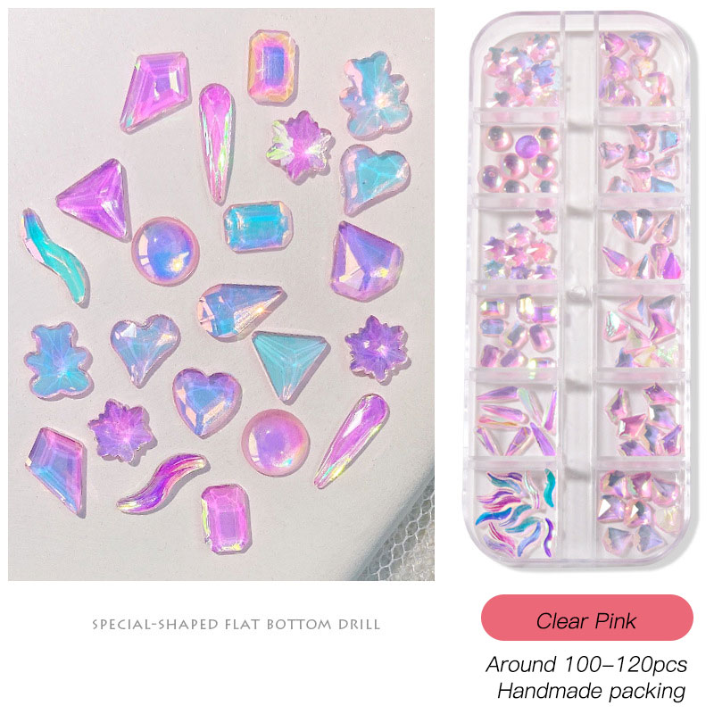 M1029-#02 Clear Pink