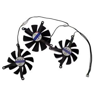 Ventilador de Refrigeración para Tarjeta Gráfica de 95 mm 85 mm Alternativo CF1010U12S CF9015H12S, para XFX RX57XT8TBD8 RX 5700 XT THICC III Ultra - Product Image 3