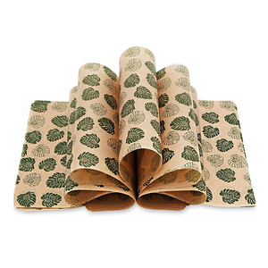 Feuilles de papier alimentaire personnalisées résistantes à l'huile, papier ciré jetable pour emballage alimentaire, papier anti-graisse - Product Image 4