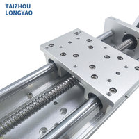 Module linéaire croisé motorisé et manuel sur mesure LYKR100S-200 avec rail de guidage linéaire à queue de cygne CNC et roulement PLC