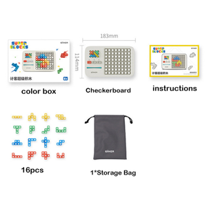 <span class=keywords><strong>GiiKER</strong></span> พร้อมเกมกระดานท้าทายมากกว่า 1,000 เกมของขวัญซุปเปอร์บล็อกการเรียนรู้และปริศนาพัฒนาสมองเพื่อการศึกษาสําหรับเด็กผู้ใหญ่ - Product Image 5