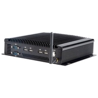 Mini PC industriel, boîtier industriel, barebone sans RAM ni disque dur, boîtier en aluminium robuste, compatible Win10, Win11, Linux