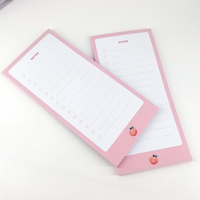 Bloc-notes personnalisé imprimé avec des animaux de dessin animé, bloc-notes hebdomadaire personnalisé, bloc-notes adhésif kawaii