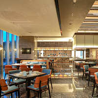 Tables et chaises de luxe légères pour le café commercial de meubles de restaurant