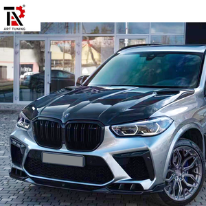 Kit carrosserie X5M F95 Noir Brillant Style LD pour <span class=keywords><strong>BMW</strong></span> - Ensemble complet : Lame avant, Jupes latérales, Diffuseur arrière 2020-2023 - Product Image 2
