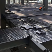 Feuille galvanisée de Decking de plancher-cadre en acier de plate-forme avec la botte de barre pour le support structurel