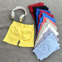 Naadloze Scrunch Butt Yogashorts voor vrouwen |   High Waist Gym Biker Shorts met aangepast logo |   Activewear voor booty lifting workouts