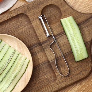 Éplucheur de cuisine en acier inoxydable, éplucheur de fruits, râpe en forme de brosse à dents, râpe à carottes. - Product Image 2