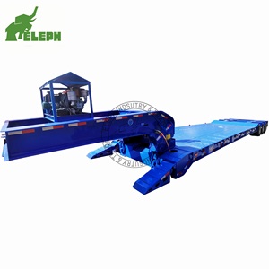 Remolque de equipo de transporte de remolque de camión de cama baja de personalización con cuello de cisne Decatable - Product Image 1