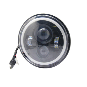 Halo Vòng 7inch Vòng LED xe chuyển tín hiệu lái xe Đèn Xe Máy 40W H4 Led Đèn Pha cho VAZ Niva uaz Wrangler LAND ROVER - Product Image 1