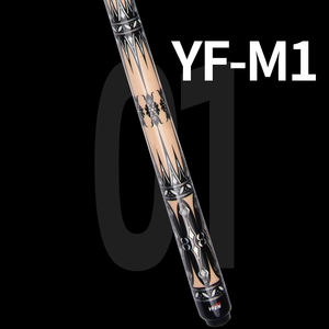 Taco De <span class=keywords><strong>Billar</strong></span> De fibra De carbono, cabeza De cuero multicapa, color negro, <span class=keywords><strong>grande</strong></span> y pequeño - Product Image 2