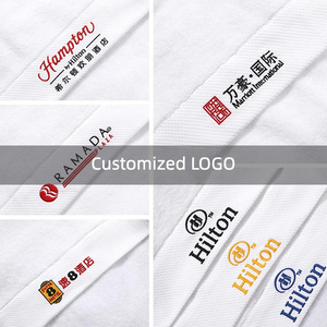 Fournitures hôtelières, serviettes de bain, serviettes de toilette, vente en gros, logo personnalisé, linge de salle de bain, 100% coton, serviettes d'hôtel 5 étoiles blanches, ensemble de serviettes d'hôtel - Product Image 2