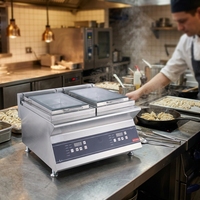 Machine à raviolis électrique commerciale EG-2J en acier inoxydable avec fonction minuterie