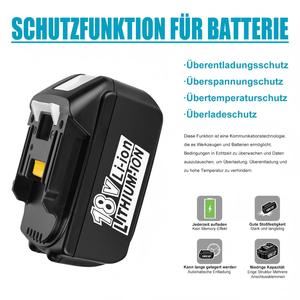 Batterie LiFePO4 à semi-conducteurs OEM personnalisée 18V 3Ah-6Ah, rechargeable, 18650 3.6V, 600 cycles, pour perceuses électriques - Product Image 1