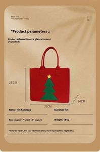 Bolsa de Compras Personalizada con Logotipo, para Exteriores, Impresa, para Comestibles, Regalo de San Valentín, Navidad, Bolsa de Fieltro con Diseño de Oso - Product Image 2