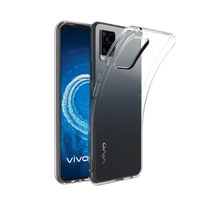 Bán sỉ trường hợp điện thoại vivo y91c mềm trường hợp cao su-Ốp Lưng Silicon Trong Suốt ShanHai 2.0MM, Ốp Bảo Vệ TPU Mềm Cho VIVO Y30 Y30i Y20i Y20s Y20 V17/V19 V20 Y51