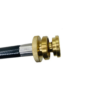 Tuyau de gaz propane QCC 1/4 po à double sortie pour usage extérieur avec raccords en laiton et vannes rouges - Product Image 5