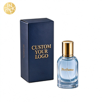 Boîte d'emballage de parfum en papier texturé écologique et recyclable avec logo personnalisé en relief pour les flacons de sérum et de parfum pour les soins de la peau