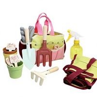 Kit de jardinage pour tout-petits comprenant une pelle, un râteau, des piquets de plantation, un ensemble de jardinage pour enfants, un ensemble d'outils de jardinage éducatifs STEM