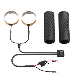 Poignées chauffantes pour guidon de moto WUPP CS-1819A1 12V IP66 étanches, 5 réglages de chaleur, chauffage rapide, manchons en silicone - Product Image 1