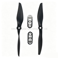 Hélice en nylon composite à 2 pales E-7X10 7x10 à pas élevé pour avion électrique RC à voilure fixe, drone FPV, pièces FPV