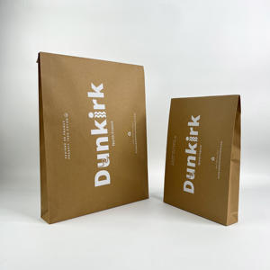 Sac d'expédition en papier kraft écologique, sacs en carton autocollants, soufflets latéraux, enveloppes postales pour l'<span class=keywords><strong>envoi</strong></span> de vêtements - Product Image 1
