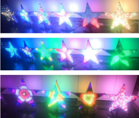 Lampu Panel LED Titik Otomatis DC12V Terbaru dengan Braket PC, Pencahayaan Dua Sisi, Rating IP65, Taman Hiburan RGB