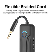 Receptor Transmisor AUX BT6.0 OEM, Conversor de Audio para Auto, Material ABS, para Altavoces, TV, Computadoras y Auriculares Inalámbricos
