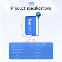 100Balance 16 S 1A Equilibrador activo inteligente Ecualizador Lifepo4 Lipo 16 cuerdas Batería Condensador de energía ecualizar BT APP Software