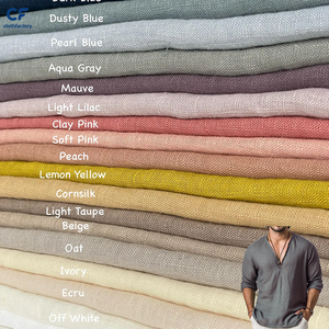 Vải lanh 100% OEM dùng may quần áo, khổ 133*72, 120g, dệt twill chống tĩnh điện, dùng cho nhiều ngành thủ công mỹ nghệ, dành cho cả bé trai và bé gái - Product Image 1