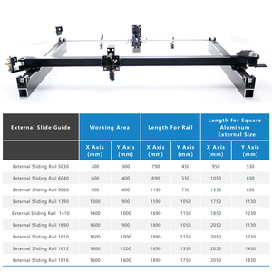 1300*900Mm Bộ Phận Cơ Khí Laser Đường Ray Trượt Bên Trong Cho Máy Khắc Laser CO2 - Product Image 3
