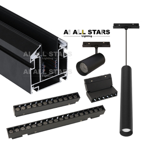 Nhà cung cấp chất lượng cao từ gắn theo dõi nhôm từ theo dõi Đèn hồ sơ khách văn phòng căng Trần theo dõi hệ thống - Product Image 3