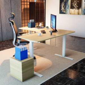 Electric Motor Sit Standing Ergonomic L Feet <strong>Desk</strong> Frame Height Adjustable <strong>Corner</strong> 3 Leg Sit and Stand <strong>Desk</strong> - Product Image 2