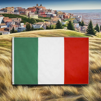 Vente en gros 3x5ft extérieur polyester drapeau national italien bandiera impression numérique drapeau italien couleur drapeaux personnalisables
