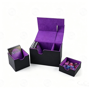 Hot Selling Portable PU Leather Card Case 160+ Cards for Commander Deck - Product Image 1