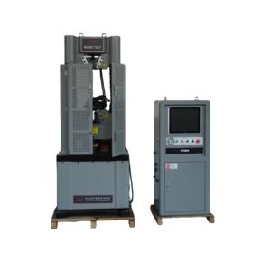 آلة اختبار الضغط الهيدروليكية الأوتوماتيكية بالتحكم السيرفو لاختبار قوة شد قضبان التسليح من المورد الذهبي - Product Image 1