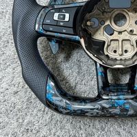 Volant en fibre de carbone pour Volkswagen Golf 6 7 MK6 MK7 MK7.5 R GTI VW - Vente en gros - Amélioration